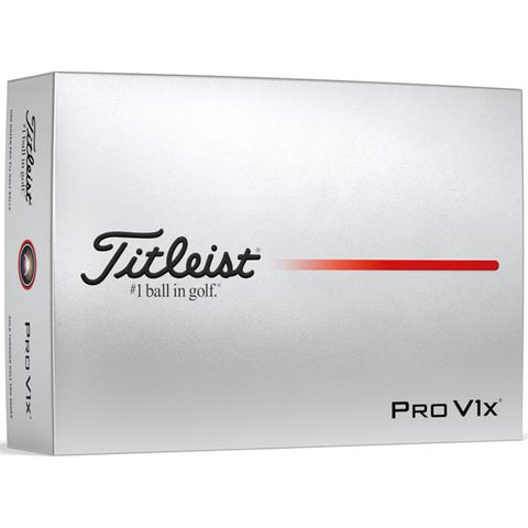 Titleist Pro V1x 25 Golf Balls Dozen White