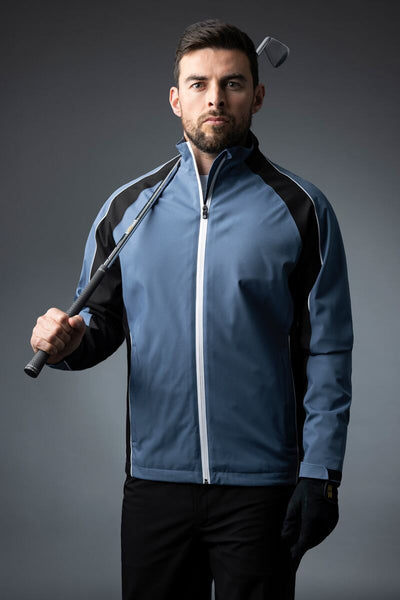 Sunderland Gents Vancouver Waterproof Pro Jacket Black Storm Grey Black White Lifetime Waterproof Guarantee