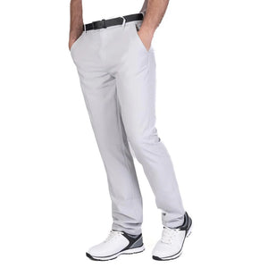 Island Green Tour Stretch Tapered Trousers Light Grey