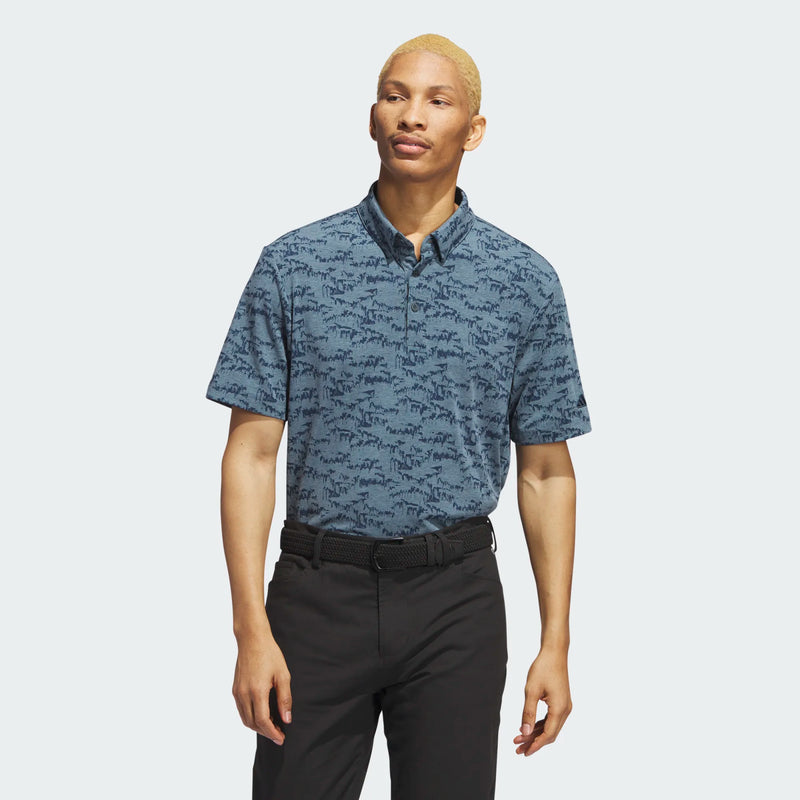 adidas Gents GO-TO PRINTED POLO SHIRT