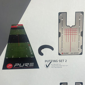 PUTTING SET 3.0 - PUTT MAT 65X300CM, CUP, AIM MIRROR P2B000060