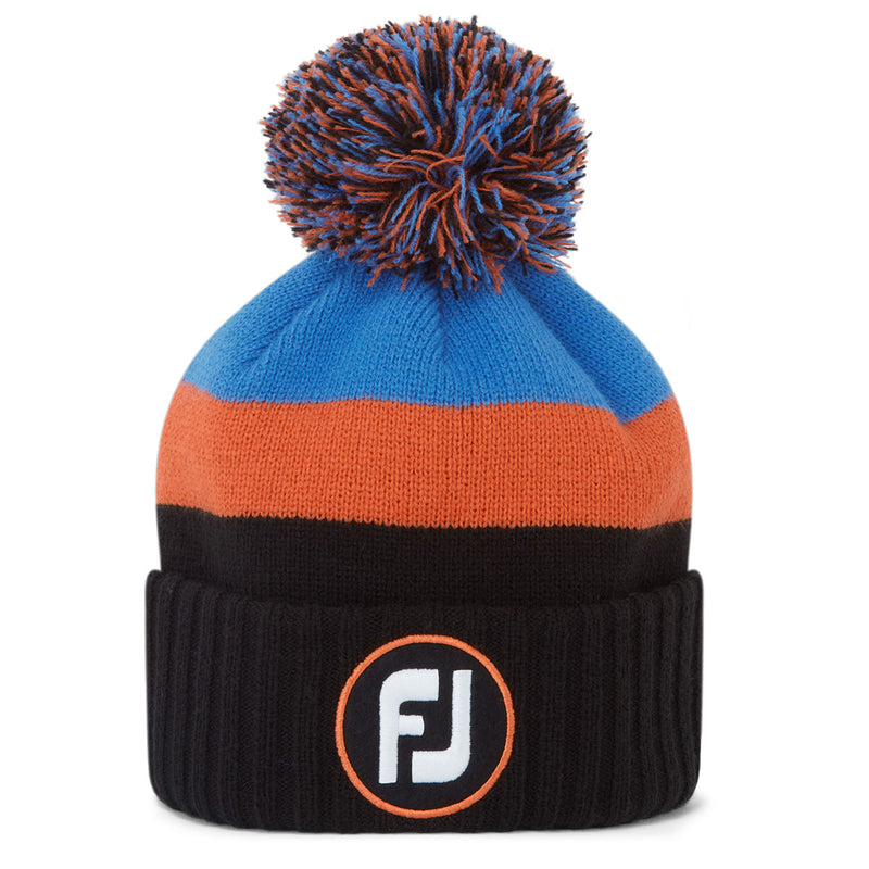 FootJoy Men's Pom Stripe Knit Golf Hat