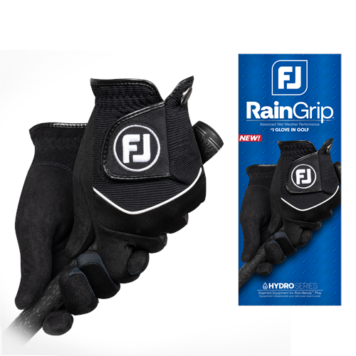 FootJoy FJ RainGrip Mens Pair Black