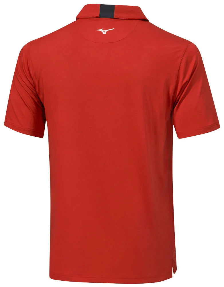 Mizuno Golf Crested Polo Shirt RED