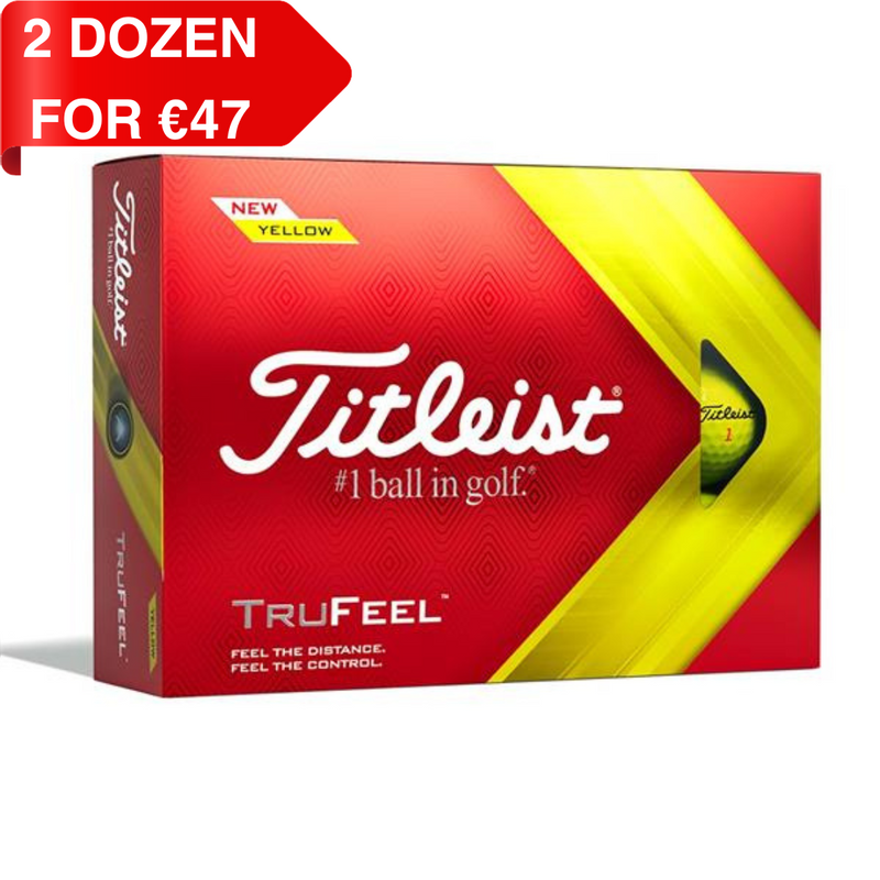 Titleist TruFeel Golf Ball Yellow