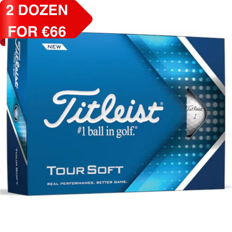 Titleist 22 Tour Soft Golf Balls Dozen White
