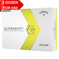 Callaway Supersoft 23 Golf Balls Dozen Yellow
