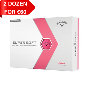 Callaway Supersoft 23 Matte Golf Balls Dozen Pink