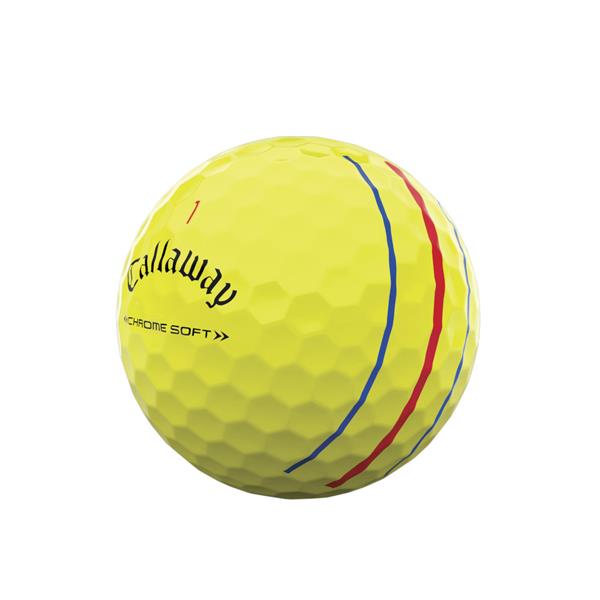 Callaway Chrome Soft Triple Track Balls Yellow