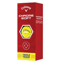 Callaway Chrome Soft Triple Track Balls Yellow