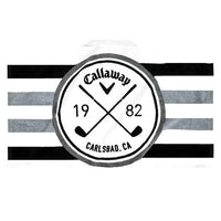 Callaway Tour Towel White - Black - Charcoal