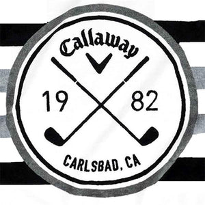 Callaway Tour Towel White - Black - Charcoal