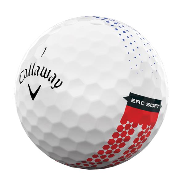 Callaway ERC Soft Triple Track Fade Golf Ball Dozen White