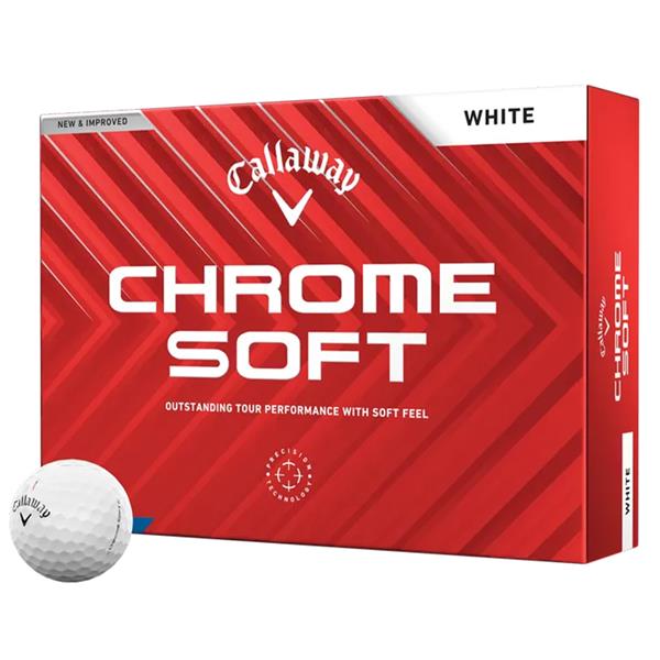 Callaway Chrome Soft 24 Balls Dozen White