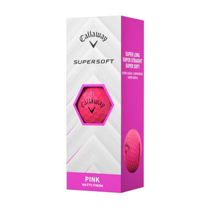 Callaway Supersoft 25 Golf Ball Dozen Pink