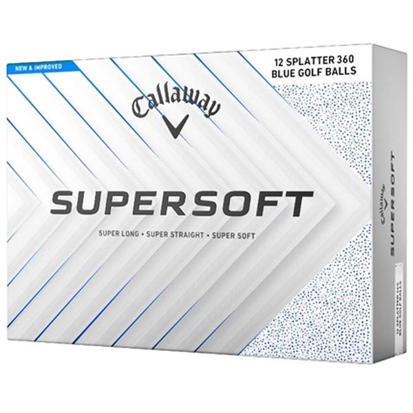 Callaway Supersoft Splatter Balls Dozen Blue