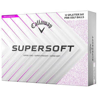Callaway Supersoft Splatter Balls Dozen Pink