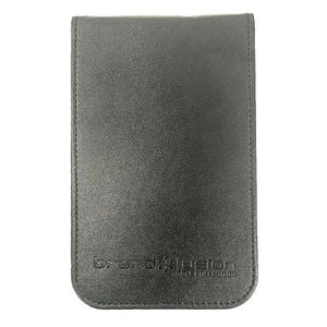 Golfers Club Collection Leatherette Scorecard Holder Black