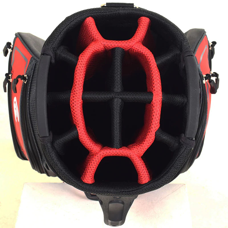 Cleveland Friday Golf Cart Bag (Red/Charcoal)