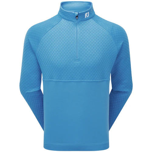 FootJoy Jacquard Thermal 1/4 Zip Chillout - High Tide