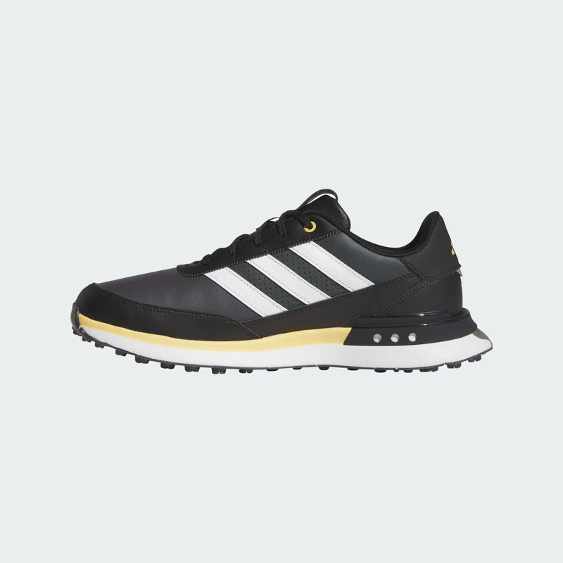 adidas S2G 24 Leather Spikeless Golf Shoes  Core Black / Cloud White / Oat