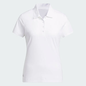 adidas ULTIMATE365 SOLID SHORT SLEEVE POLO SHIRT WHITE