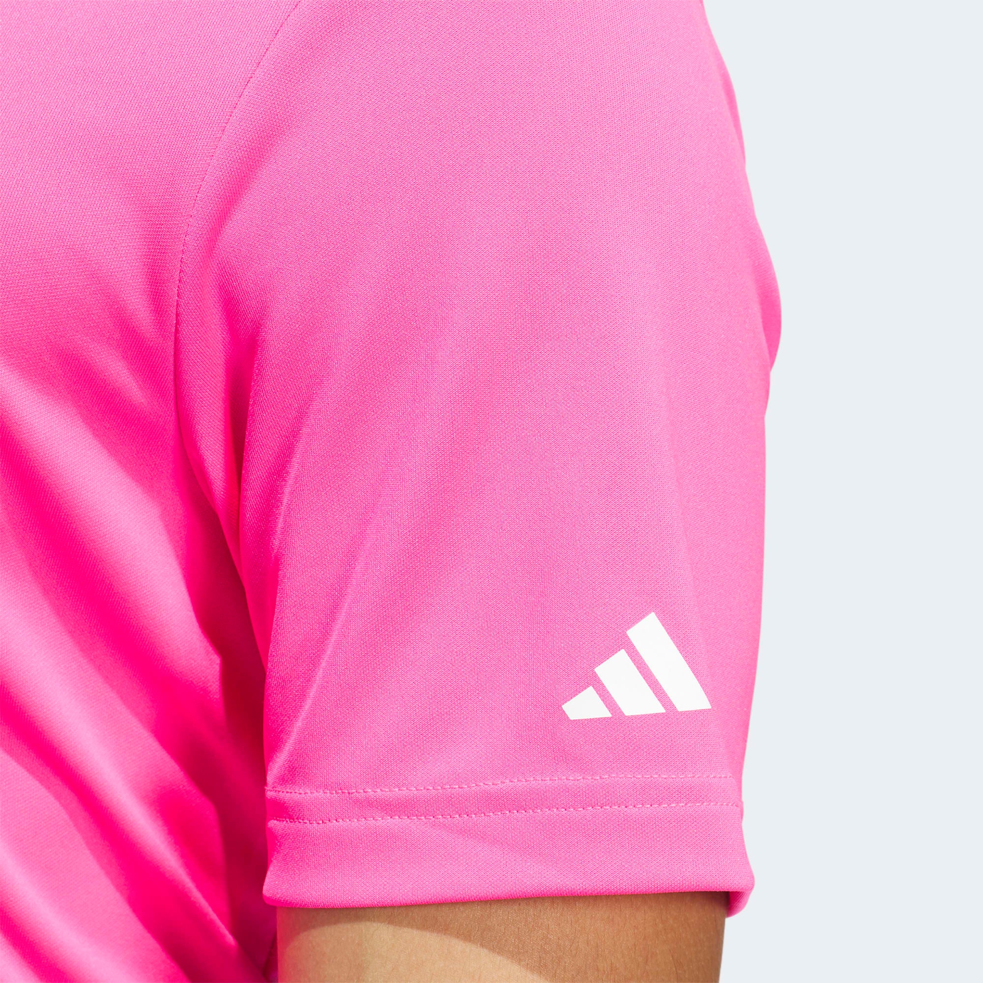pink adidas polo
