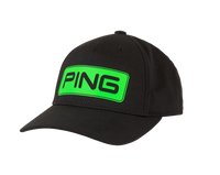 Ping Junior Tour Classic Cap 214 Black Electric Green