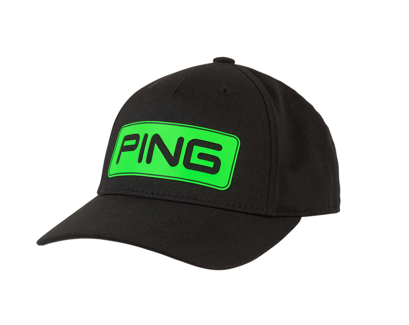 Ping Junior Tour Classic Cap 214 Black Electric Green