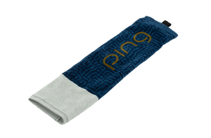Ping Ladies Trifold Towel Navy/Gold