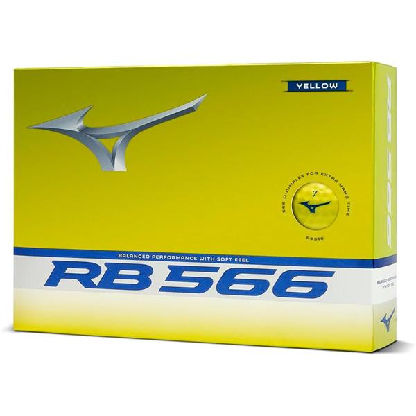 Mizuno RB 566 Golf Balls Yellow (Dozen)
