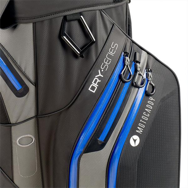 Motocaddy Dry Series Cart Bag 24 Charcoal - Blue