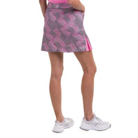 EPNY Ladies 17.5" Dot Print Skort Rosebud Multi