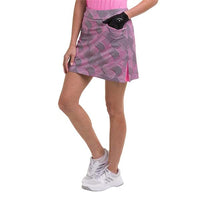 EPNY Ladies 17.5" Dot Print Skort Rosebud Multi