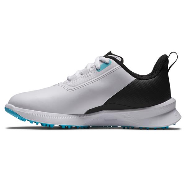 FootJoy Fuel Junior Shoes White - Black - Blue