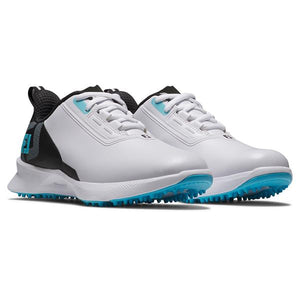 FootJoy Fuel Junior Shoes White - Black - Blue