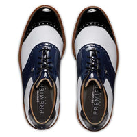 FootJoy Gents Premiere Series Wilcox Shoes White - Navy - Black
