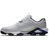 FootJoy Gents Tour Alpha Shoes White - Navy - Lime 55536 (Medium  Fit)