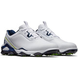 FootJoy Gents Tour Alpha Shoes White - Navy - Lime 55536 (Medium  Fit)