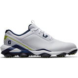 FootJoy Gents Tour Alpha Shoes White - Navy - Lime 55536 (Medium  Fit)