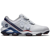 FootJoy Gents Tour Alpha Triple Boa Shoes White - Navy - Red