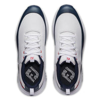 FootJoy Gents Tour Rival Shoes White - Navy - Red