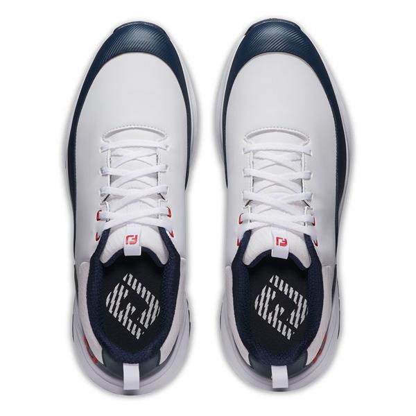 FootJoy Gents Tour Rival Shoes White - Navy - Red