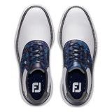 FootJoy Gents FJ Traditions Shoes White - Navy - Camo 57945
