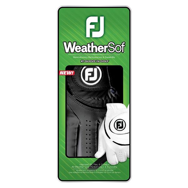 FootJoy Gents WeatherSof Glove Left Hand Black