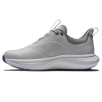 FootJoy Ladies Quantum Shoes Grey - White - Purple