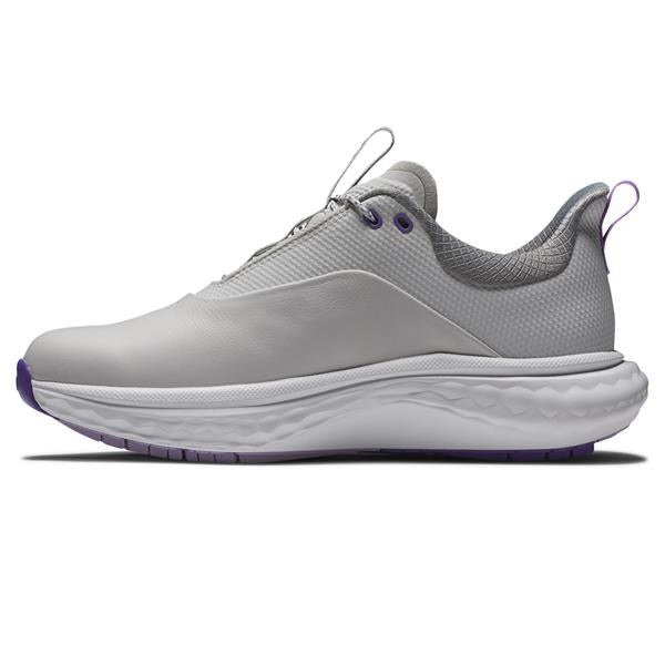 FootJoy Ladies Quantum Shoes Grey - White - Purple