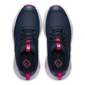 FootJoy Ladies Tour Rival Shoes Navy - White - Pink