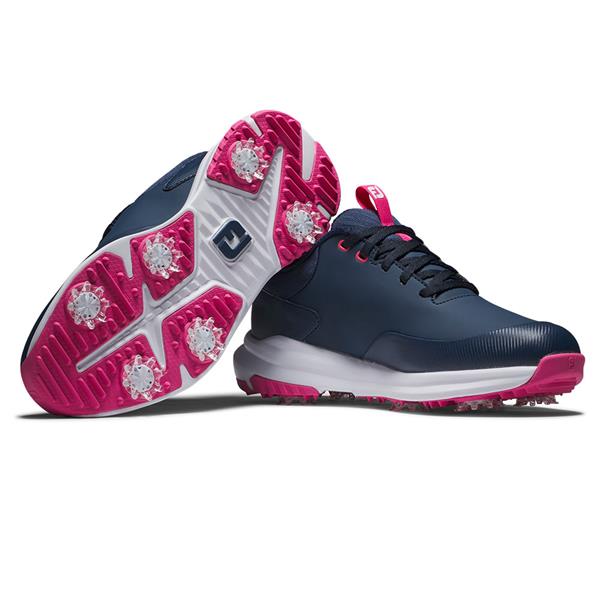 FootJoy Ladies Tour Rival Shoes Navy - White - Pink