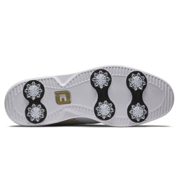 FootJoy Ladies Tradition Shoes White - Tan - Black